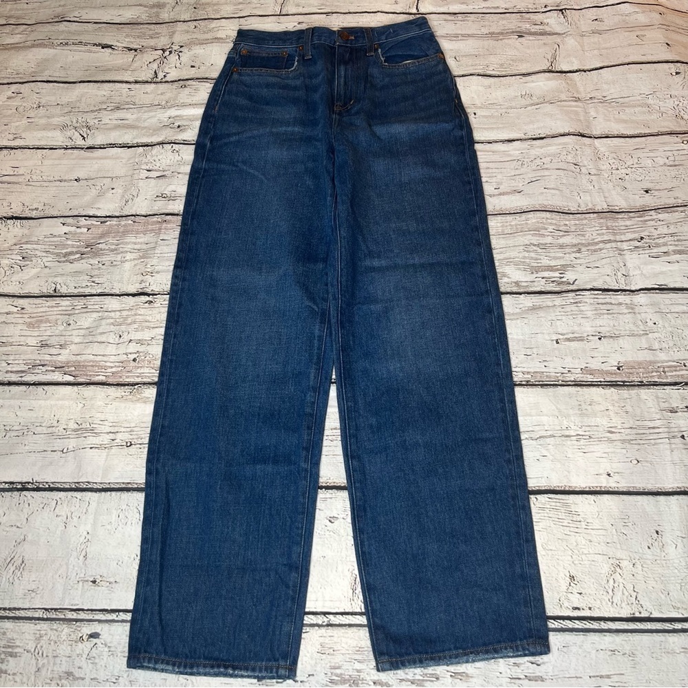 NWT Madewell Baggy Straight Jeans Size 26 - Picture 2 of 9